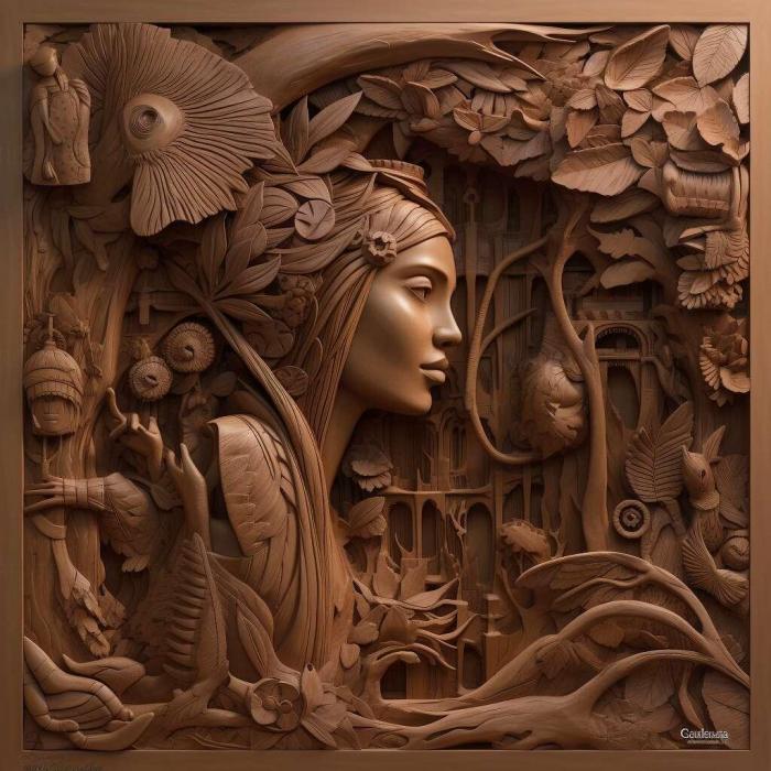 نموذج ثلاثي الأبعاد لآلة CNC 3D Art 